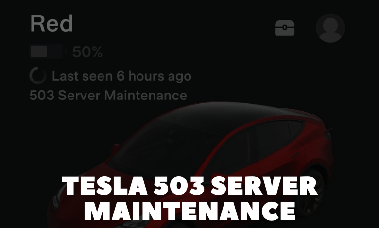 503 Server Maintenance Tesla