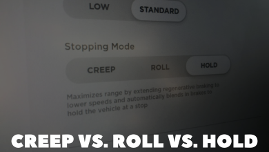 Tesla Creep vs. Roll vs. Hold