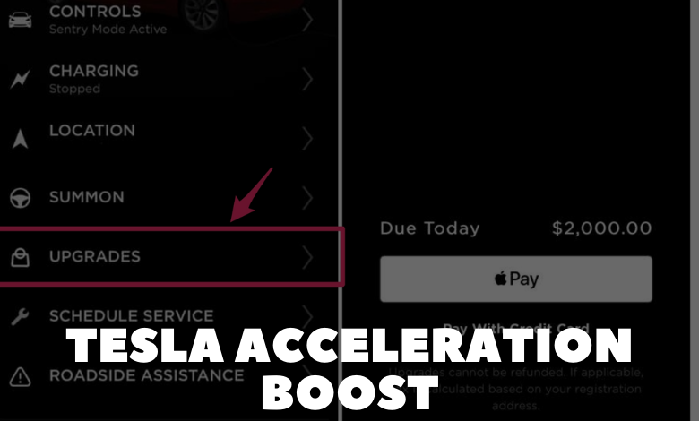Tesla Acceleration Boost