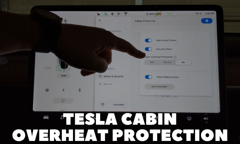 Tesla Cabin Overheat Protection