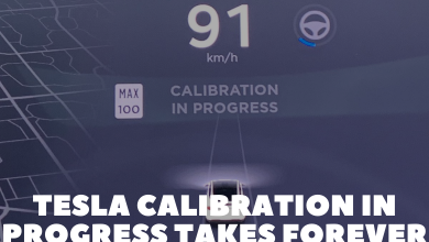 Tesla Calibration in Progress Takes Forever