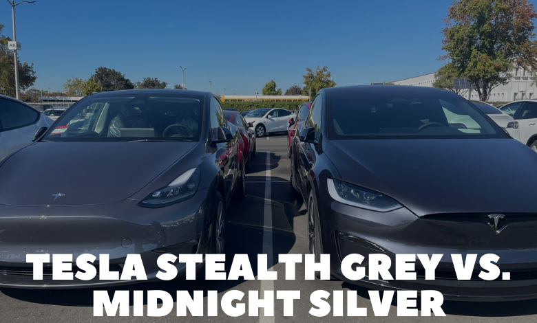 Tesla Stealth Grey vs. Midnight Silver